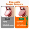 COCOBURI Tongue Scraper Disposable Tongue Scraper for Adults Disposable Tongue