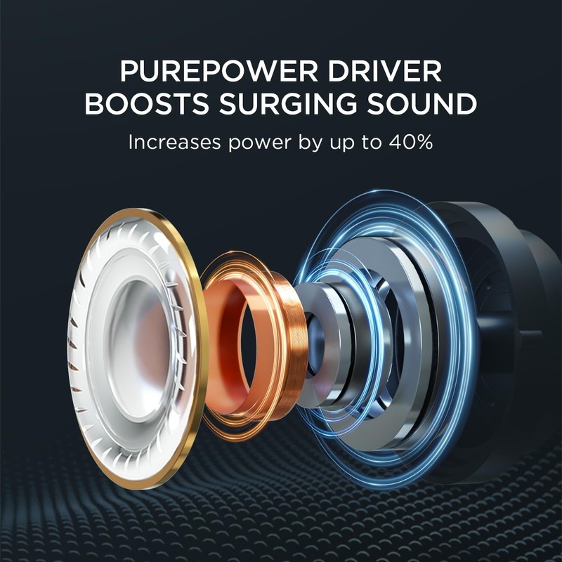 1MORE Fit S50 Open Ear Headphones 5.3 Bluetooth, Sports Headphones