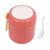 Insulated Food Container Jar Red 400ml Stainless Steel Leakage Proof