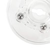 Geesatis 4 Pcs Acrylic Tiny Lazy Susan 2.5 inch Rotating