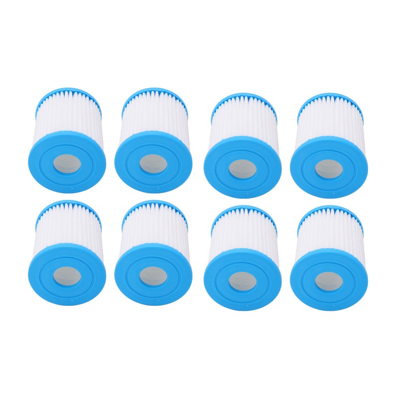 8 Pcs Pool Filter Cartridge Strong Filtration Ability Heavy Duty