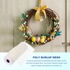sourcing map 10 Inch Glitter Poly Burlap Mesh for Wreath,