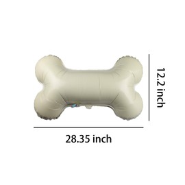CSLYQ 2PCS Dog Bone Aluminum Foil Balloons for Dog Birthday Party Supplies Puppy Theme Party Decorations