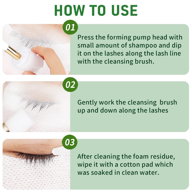 TWILASH BY DLY Lash Shampoo Bulk, Eyelash Cleanser for Extensions