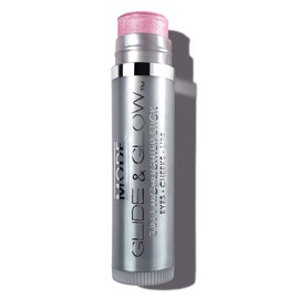 MODE Glide & Glow 3 in 1 Highlighter Creamy Color Makeup Blush Stick, Long Wear Glowing Radiance Eyes, Cheeks, Lips Nourishing Natural Skincare, Vegan – YOUNG LOVE – Frosty Baby Pink Champagne .15 oz
