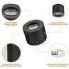 Gleonlux LED Surface-Mounted Spotlight, IP44, Black, Dimmable, Surface-Mounted Spotlights, Flat,
