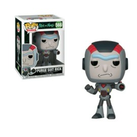 Funko! Pop Vinyl Figurine Purge Suit Rick #566  - Rick & Morty w/ protector