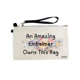 Gifts or Presents for Embalmers, an Amazing Embalmer Owns This Bag, Cosmetic Bags, Pencil Case - cb303