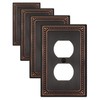 ZILLSEA Metal Wall Plates, Switch Plates and Outlet Covers, Decorative