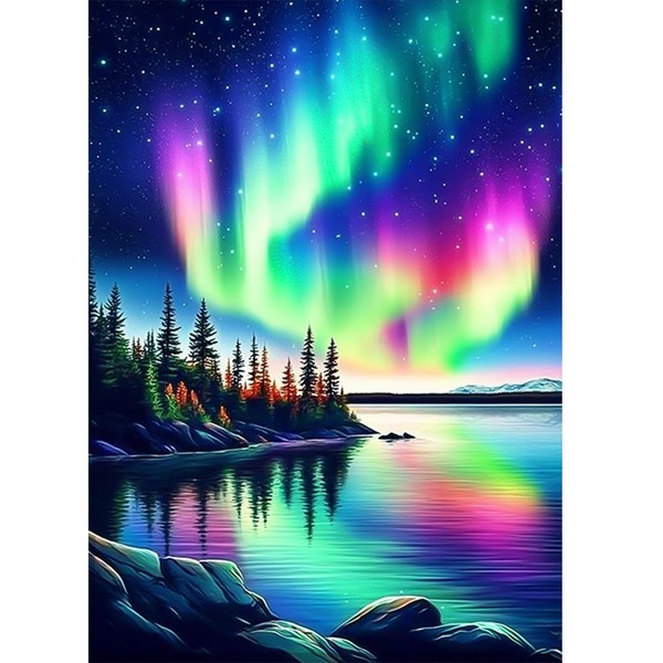 AIRDEA Diamond Art Paintings Kits for Adults,Scenery DIY Gem Art