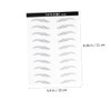 Beavorty 4sheets Eyebrow Stickers of Simulation Eyebrows for Women for