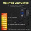 Geloo 3 Gang Switch Panel Waterproof, 12 V/24 V Marine