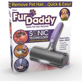 Fur Daddy Sonic Technology Fur Daddy Pet Hair Removal Roller Any Home Surface Dog and Cat