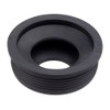 CORNAT T318508 Twin HT-Rubber Nipple 32/40x54mm, Black, Klein