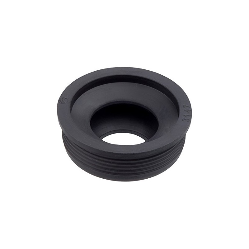 CORNAT T318508 Twin HT-Rubber Nipple 32/40x54mm, Black, Klein
