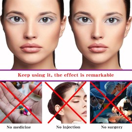 Silicone Chin Strap,V Line Lifting Mask Double Chin Strap,V Shaped Face Mask Jaw Strap,Jaw Exerciser,Black