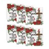 Horaldaily Christmas Cloth Napkins 18 x 18 Inch, Holy Crucifix