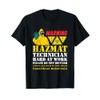Hazmat Technician Tech Biohazard Worker Hazardous Materials T-Shirt