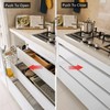 Double Push to Open Door Latch, 2 Pack Magnetic Push