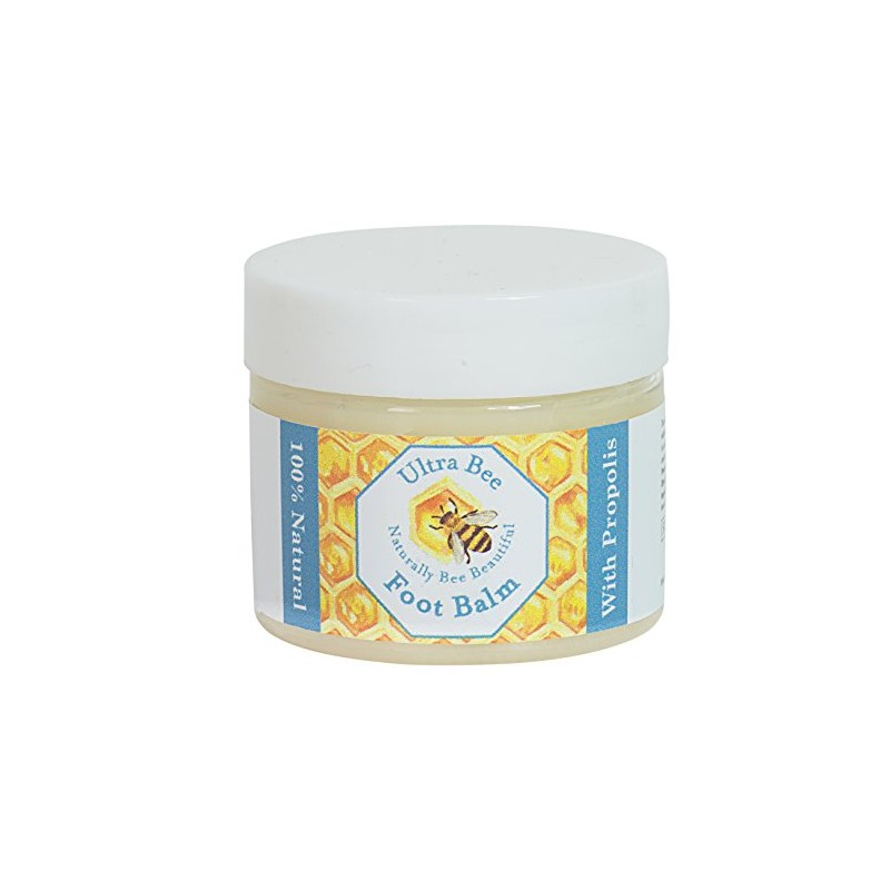 Ultra Bee Naturally Bee Beautiful 100% Natural Foot Balm Propolis,