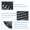 8 Inch Black Stainless Steel Vent Cover, Round Air Vent