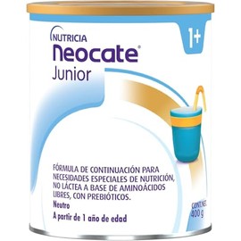 Neocate Junior Fórmula No Láctea de Continuación Para Niños a Partir de un Año con Necesidades Especiales de Nutrición, 400g
