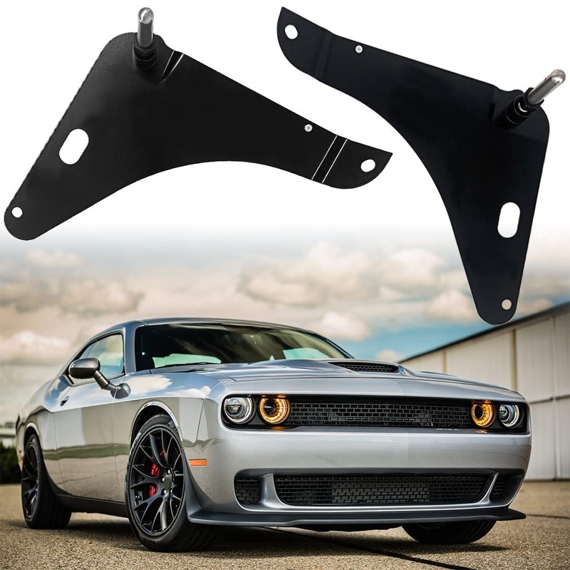 MADAT Hood Pin Kit Fit for Dodge Challenger 2008-2016 Stainless
