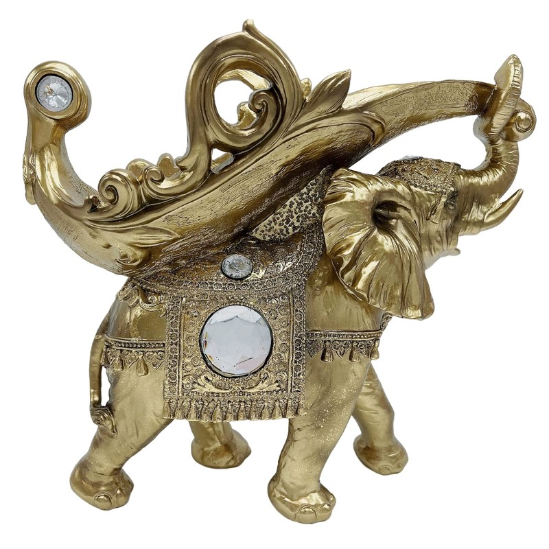 ICE Armor Lucky Wealth Thai Elephant Wine Rack Bottle Holder,