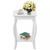Costway Set of 2 Modern Nightstand End Side Bedside Side