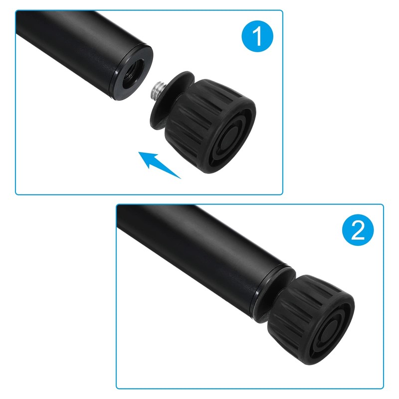 PATIKIL Universal 15mm ID Rubber Tripod Feet, 3 Pack Anti-Slip