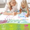 YUJWW Pizarrón Mágico para Niños, 80×60 cm Doodle Mat, Tapete