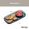 madesmart dipware Small Serving Tray with Collapsible and Removable Dip