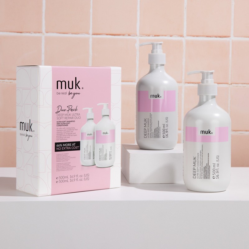 Muk Deep Muk 500ml Shampoo and Conditioner Duo Pack