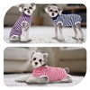 PawSailor Striped Dog Surgery Suit Female Male Dog Recovery Body