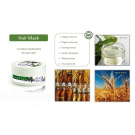 Hair Mask with Organic Olive Oil & Organic Aloe Vera by Olivaloe