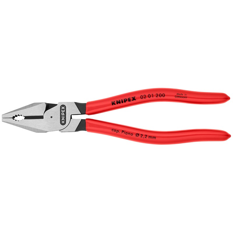KNIPEX Strong Pliers, 7.9 inches (200 mm), 0201-200