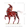 TOOARTS Metal Sculpture Metal weaving horse Home Furnishing Articles Handicrafts