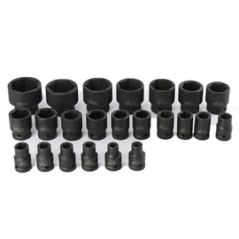 Impact Bit Socket BE-Tool 1/2" 18 mm 6-Point Impact Socket Universal Pneumatic Socket Wrench Head for Electric Impact Wrench Air Impact Wrench （Pack of 1）