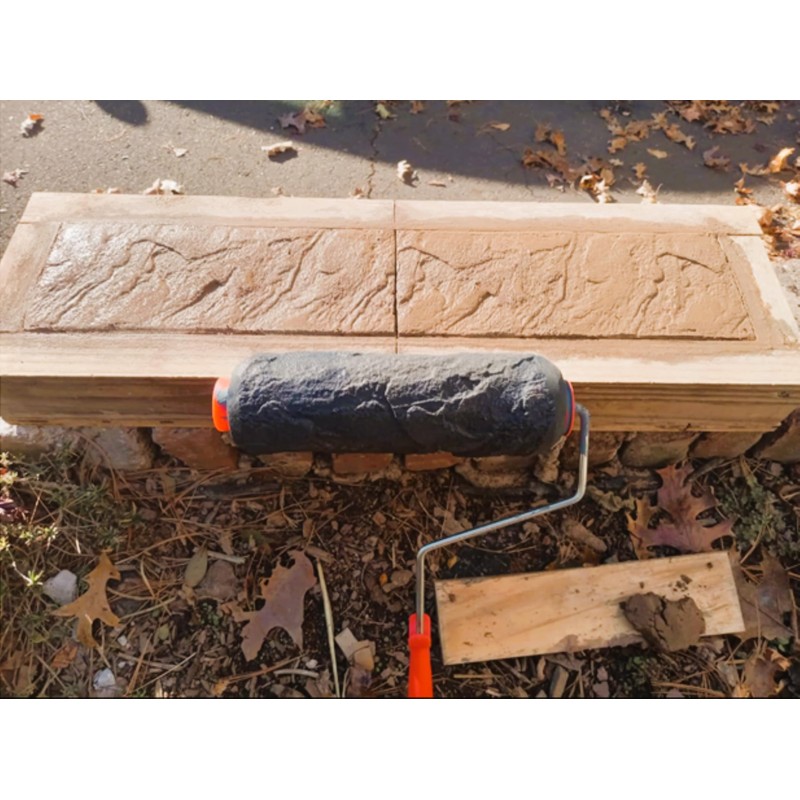 The "Original Designed" Weathered Flagstone Concrete Stamping Texture Roller And