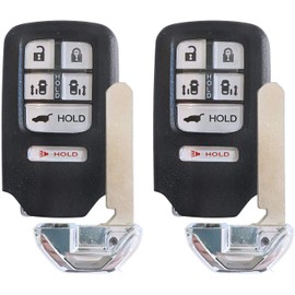2 BexKeyless New Replacement Remote Car Key Fob fits KR5V1X(SUV) 313.8MHZ 2014 2015 2016 2017 Honda Odyssey