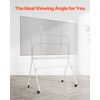 VEVOR Rolling TV Stand, Mobile TV Cart for 35-100 Inch