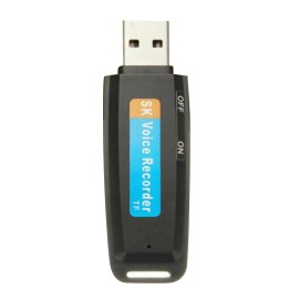 Unbranded 1*USB Disk Digital Audio Voice Recorder Pen Micro SD TF Card Slot For Win 7/8/XP
