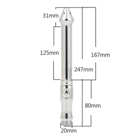 XSEXO Shower Enema Hose and Nozzle System W/ 5ft Handheld Shower Hose for Douche Colonic Cleanse Kit