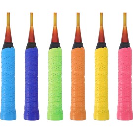 Anti-Slip Tennis Badminton Squash Racquet Over Grip Tape,6 Colors Badminton Racket Grip Tape Tennis Racket Grip Tape,Badminton Racket Grip Tape Tennis Grip Tape,Tennis Racket Grip Tape for Tennis Rod
