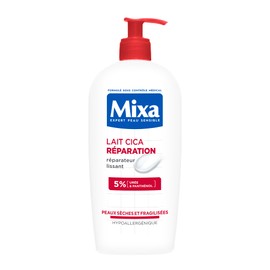 Mixa Expert Cica Repair Milk for Sensitive Skin - Repair Milk - Long-Lasting Effect - Dry and Rough Skin - Hypoallergenic - 250ml