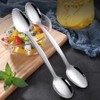 ARFUKA Grapefruit Spoons Serrated Double-Headed Grapefruit Spoons Mud Scraping Spoon