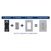 Leviton Onyx Black GFCI Outlet Kit 15A Renu