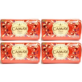 Camay International Classic Bar Soap with Sensual Scent, 125 G / 4.5 Oz, 3 Count (Pack of 4) 12 Bars Total