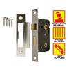 TSS Polished Chrome Bathroom Lock 2.5" (65mm) Bathroom Door Lock