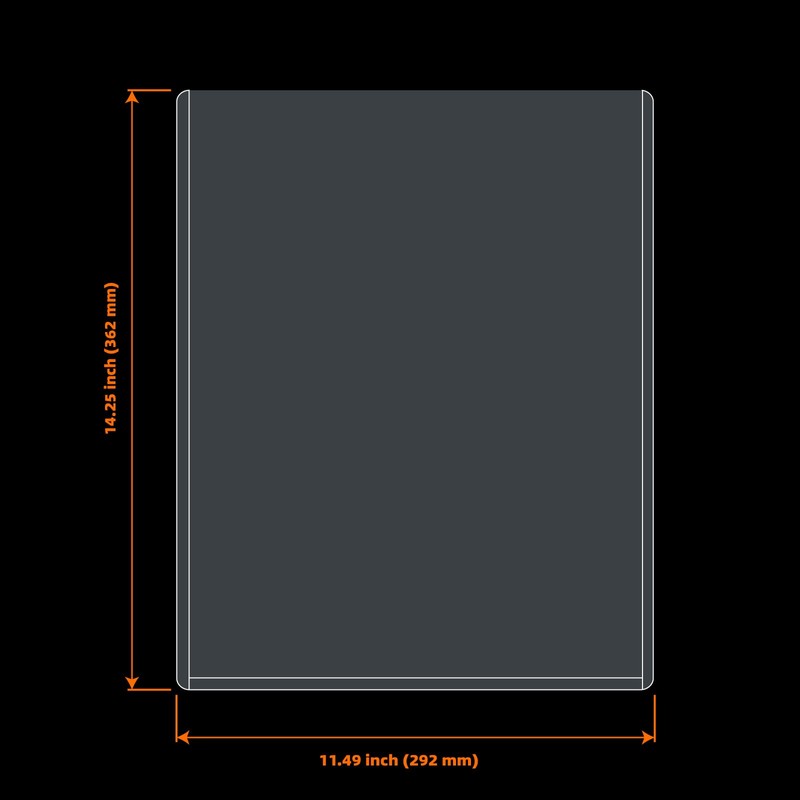 Coolbyl 11x14 Toploaders 10ct - Ultra Durable Card Protectors for